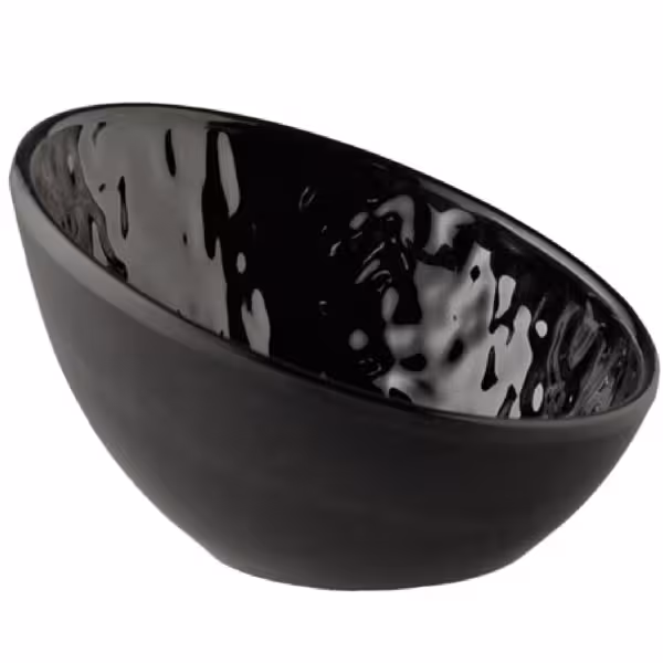 (6 adet) Ramekin (Sos Kasesi) - TAO - 6'lı Set - Melamin - 70ml - yuvarlak - 105x100mm - Siyah