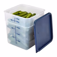 (6 komada) CAMBRO | CAMSQUARES® - Posude - 17,2 litre - Prozirne