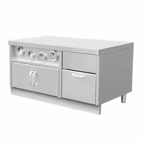 Inox postolje - inox - 1500x125x13 mm - kompatibilno sa serijom WVK