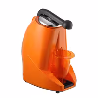 Commercial Electric Citrus Juicer - 570W - 10.17kg - with press arm, dishwasher-safe parts, heat protection - Orange (Single)