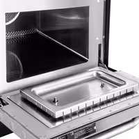 Commercial High Speed Oven - Touchscreen - 3.5kW - Stainless Steel - Ventless - incl. Pizza Tray, Mesh Basket, Non-stick Baking Tray | 80% Faster Cooking