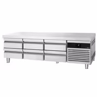 Rashladni pult (Low‑boy) PREMIUM - -2 do +8 °C - 2000 mm - 210 l - 6 ladica - GN 1/1 - Za HR