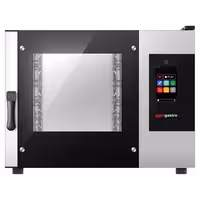 Commercial Electric Bakery Combi Oven - Touchscreen Controls - 4x EN 600x400 - incl. Automatic washing system, Core temperature probe, HACCP monitoring, USB