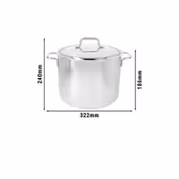 DEMEYERE | APOLLO 7 - oala de gatit cu capac - Ø 240mm - otel inoxidabil