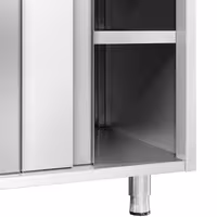 خزانة عمل ستانلس ستيل KOPENHAGEN ECO - 1200x600mm - أبواب منزلقة
