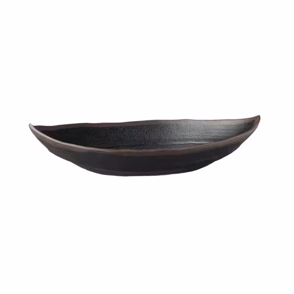 (6 adet) Tatlı / Salata Kasesi - MARONE - Melamin - 0,4L - 255x140mm - Derinlik:55mm - Siyah/Kahverengi