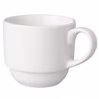 (6 adet) BUDGETLINE - Kahve Fincanı Mammoet - 200ml - Beyaz
