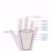 (1000 pcs) Reusable Lid - Transparent - fits 200ml Deli Cup Ø80mm