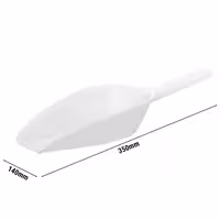Łopatka do lodu – duża – 800 ml – do kostkarki do lodu – biała