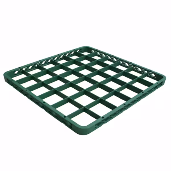 Förlängare till diskkorg 1/1 - 500x500x45 mm - 36 fack - grön - passar till GKU36N