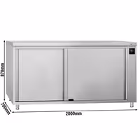 ECO ormar za grijanje – 2000 x 700 mm – s servisnim otvorom i kliznim vratima – digitalni