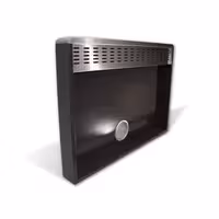 Dark Brown Galvanised Steel Hood - 770x770x220mm - for PDI25 & PEI25