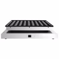 Commercial Waffle Maker - Single - Manual - 1.7kW - Shape: Poffertjes - Ø 42mm - for 50 pieces - plates with Teflon coating