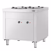 Heated Plate Dispenser KOPENHAGEN - 400W - 910mm - 120 plates - Stainless steel