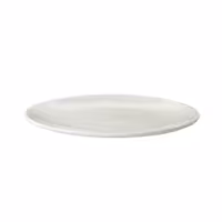 (12 pcs) LUX | Plate - flat - Porcelain - Ø255mm - Ivory