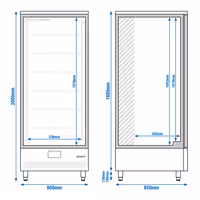 Commercial Reach-In Blast Chiller/Freezer - 15x GN 1/1 or EN 600x400mm