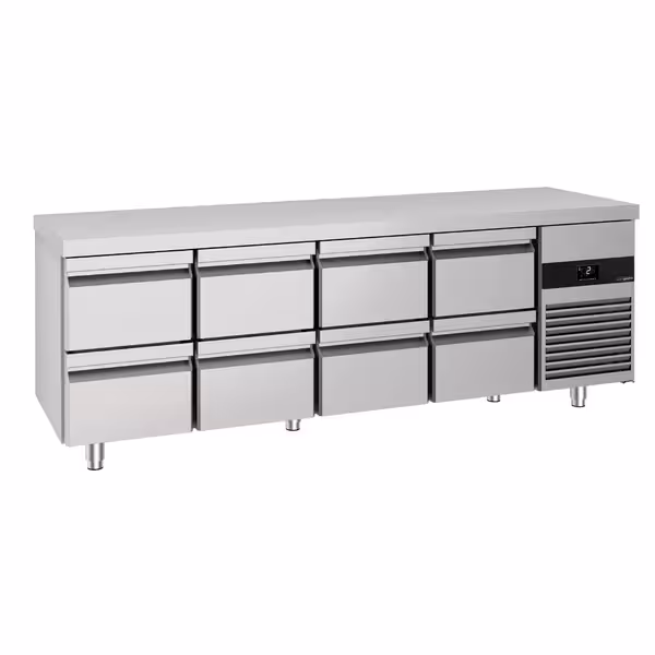 Kühltisch PREMIUM - 2330x700 mm - 632 l - ventileeritud jahutus
