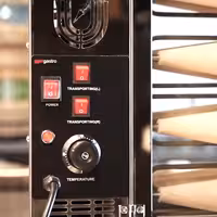 Baumstriezel (Chimney Cake) Makinesi - 3,5kW - 16 adet düz pişirme şişi dahil