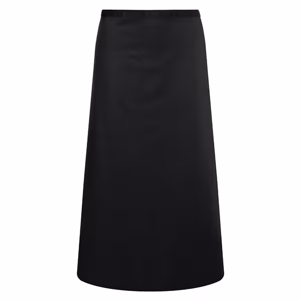 KARLOWSKY | Basic Bistro Waist Apron – Black - 100×75 cm - 65% Polyester / 35% Cotton