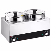 Stolni bain-marie - grijač za umake - 13 l - 400 W - 2 lonca s po 6,5 l
