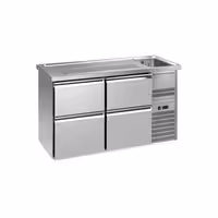 Direct Draw Beer Dispenser / Kegerator PREMIUM PLUS - 1550x700mm - 4 Drawers