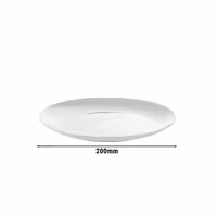 (6 pieces) – WMF | AVA – Flat Coupe Plate – Ø 200 mm