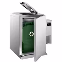 Rashladni ormar za kante za biootpad - 1x 120 l - kompresor s desne strane