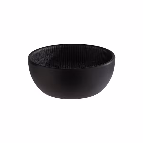 (6 adet) Kase - Melamin - NERO - 100ml - köşeli - 85x85mm - Derinlik:35mm - Siyah