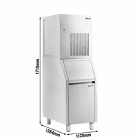 Premium Plus modularni aparat za proizvodnju pahuljastog leda – 155 kg/24, uključujući spremnik za pohranu leda od 100 kg