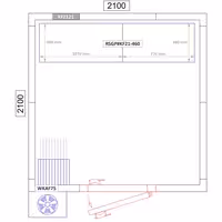 Hyllsystem med plasthyllplan och aluminiumstegar - 1070x460 mm - Djup: 460 mm - med 4 hyllplan - Maxbelastning: 600 kg per sektion