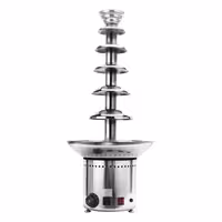 Commercial Chocolate Fountain - Cascade Waterfall - 6-Tier - Capacity: 8kg - 300W - Height: 840mm