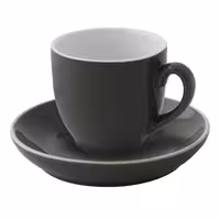 (6 kom) Colors - Šalica za kavu - 140 ml - Siva