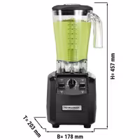 HAMILTON BEACH | Commercial High‑Performance Bar Blender HBH550 FURY – 1.8 L - 1200 W - Wave Action