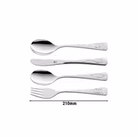 (4 pieces) ZWILLING | Children's Cutlery Set – 18/10 stainless steel - Teddy motif