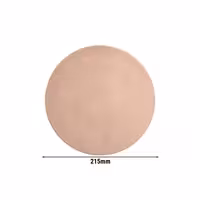 (6 adet) SELTMANN WEIDEN | Coupe tabak - düz - Ø 215 mm - Toz Pembe