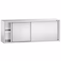 خزانة حائط ستانلس ستيل PREMIUM - 2000x400mm - مع باب انزلاقي - ارتفاع 650 mm