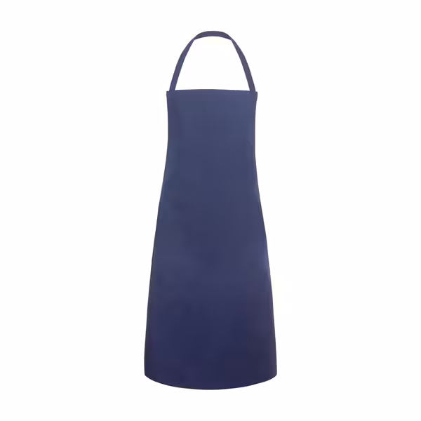 KARLOWSKY | Bib Apron Basic – Navy - 750×1000 mm - Fixed Neck Strap 600 mm - 100% Polyester
