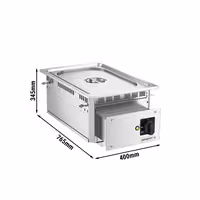Ugrađena električna vodena kupka – 1,5 kW – 1x GN 1/1 – s odvodnim slavinom