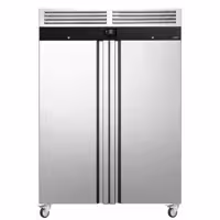 Szafa mroźnicza PREMIUM – stal nierdzewna – GN 2/1 – 1350 L – z 2 drzwiami