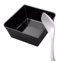 (6 pcs) Serving Spoon PREMIUM - Length: 265mm - Melamine - White