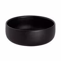 (6 pcs) Dessert Bowl - Universe - Maastricht - Porcelain - 650ml - round - Ø 140mm - Black