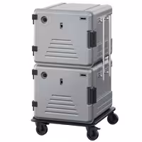 Thermobox - تحميل أمامي - 2 × 180 لتر - مُدفأ - يتسع لـ 24 × GN 2/1
