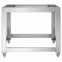 Base Stand - for Pizza Oven - 1450x1270x1110mm - Stainless Steel - with Wheels - compatible with PEZ930G & PEZ930G#2