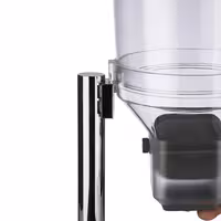 Mısır Gevreği Dispenseri - FRESH+EASY - tekli - Dönme Mekanizması - 1 Plastik Hazne - 4,5L - Paslanmaz Çelik Stand