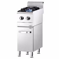 Plinsko kuhalo - 6,5 kW - 2 plamenika - samostojeći - 400x600x900 mm