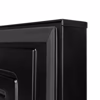 (2 szt.) Szafa mroźnicza magazynowa mini ECO – 200 L – z 1 drzwiami – wewnętrzna strona drzwi z tworzywa sztucznego – czarna