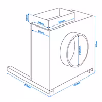 Airbox - 4 000 m³/h - 230 V (monofazno)