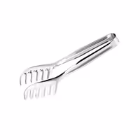 (4 uds) Pinza para pasta - Ranurada - Longitud: 210mm - Acero inoxidable