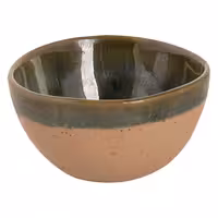 (6 pcs) Dessert Bowl - Wisteria - Stoneware - Ø 75mm - Green/Beige