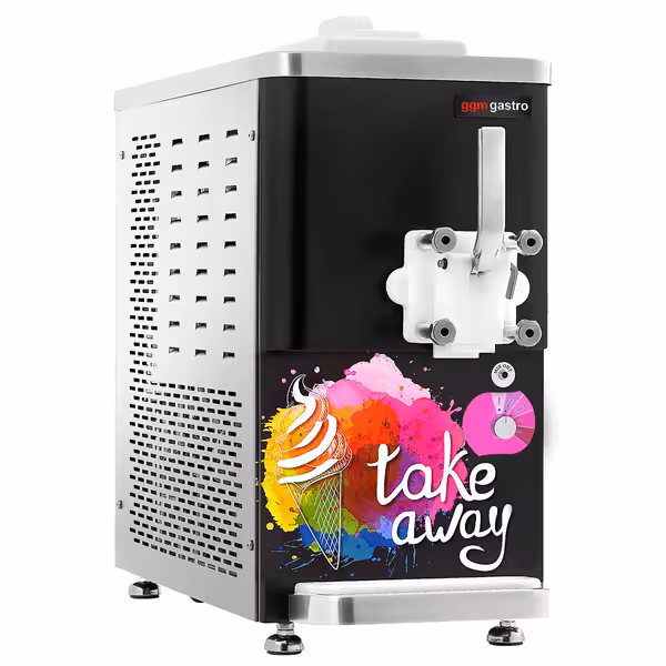 Commercial Soft Serve Ice Cream Machine - 11.25L/h - 1.5kW - for 1 flavour - Countertop - Pre-Cooling